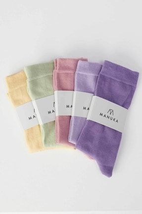 Pastel 1 Soket Çorap Seti Standart MS-1011-34