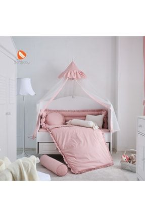 Elegance Pink Katkat Beşik Uyku Seti 1051.02.02