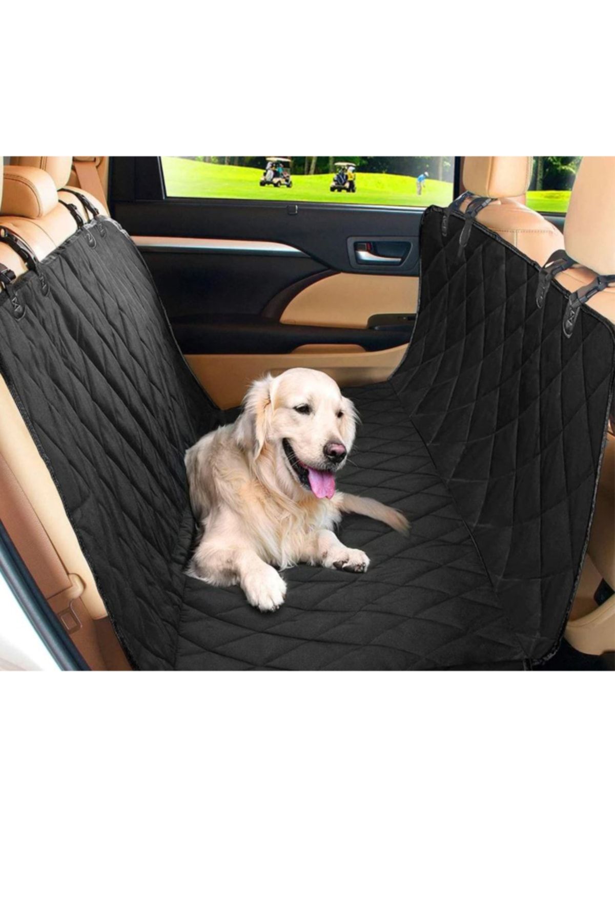 Накидка гамак на сиденье автомобиля для перевозки собак