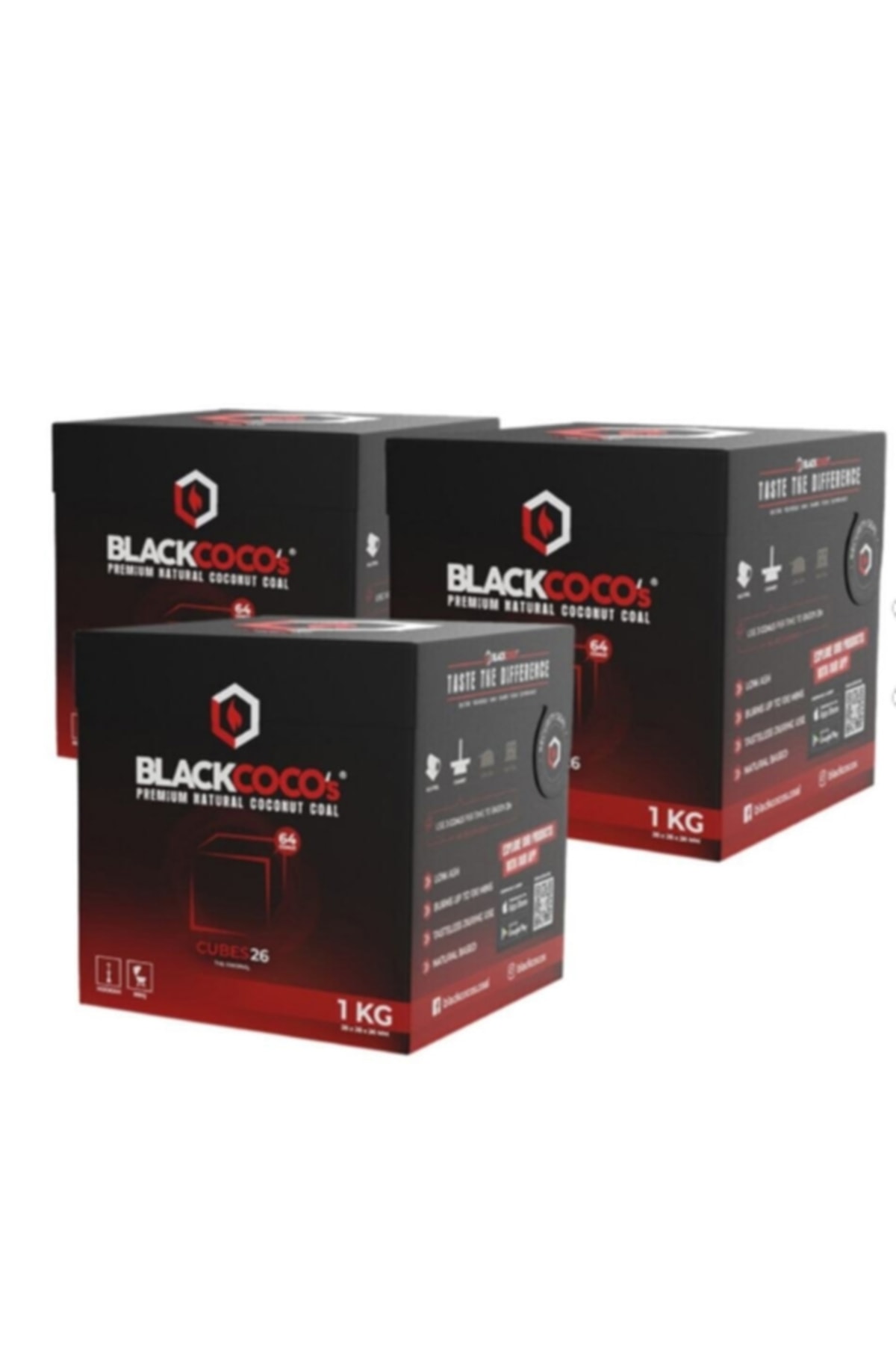 Genel Markalar Black Coco's Küp Nargile Kömürü 3kg