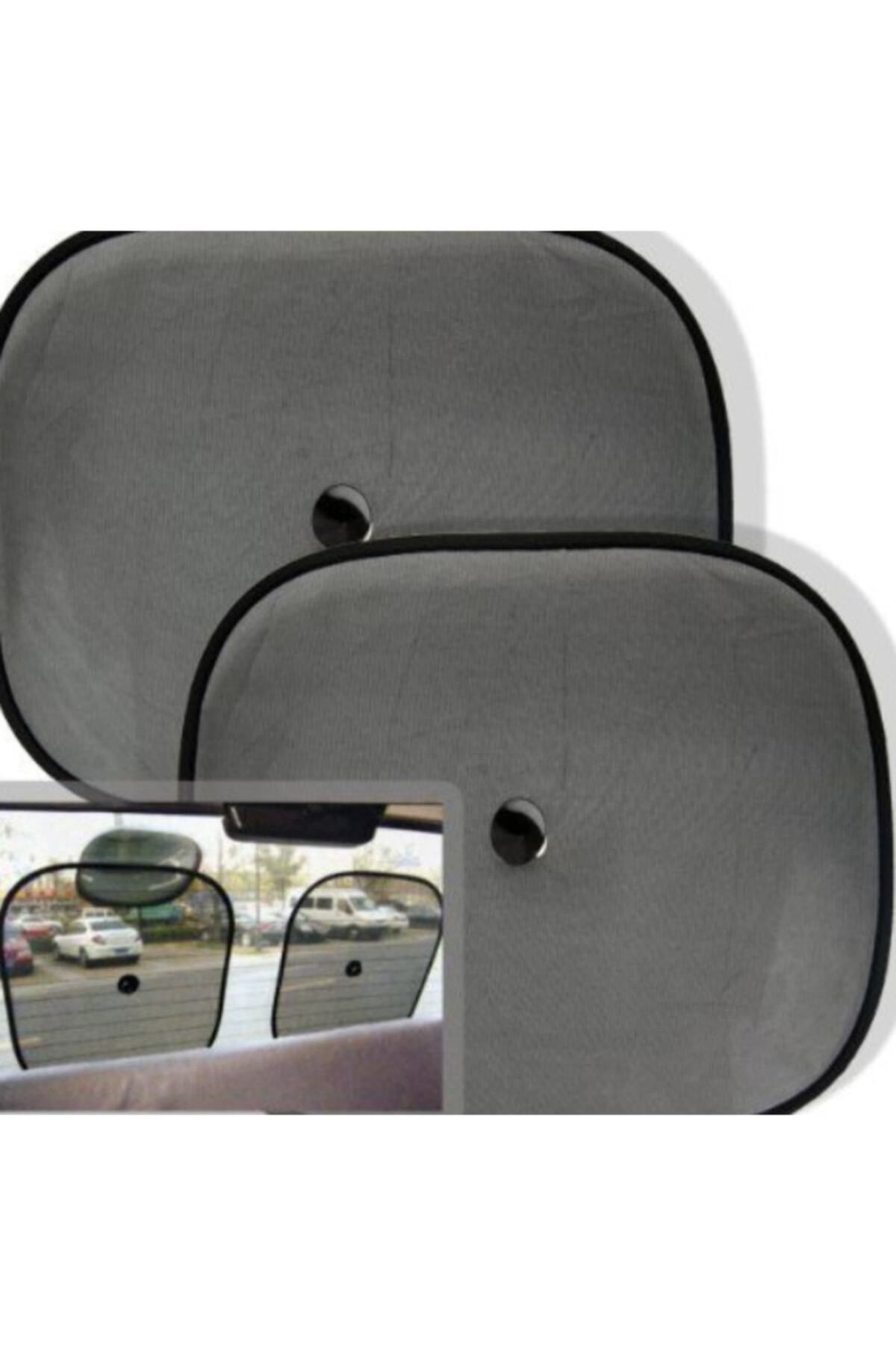 Ankaflex Oto Güneş Engelleyici Araç Yan Cam Güneşlik Bebek Emzirme Perdesi 2 Adet Vantuzlu Yan Cam Güneşlik fotoğrafı 5 (önizleme)