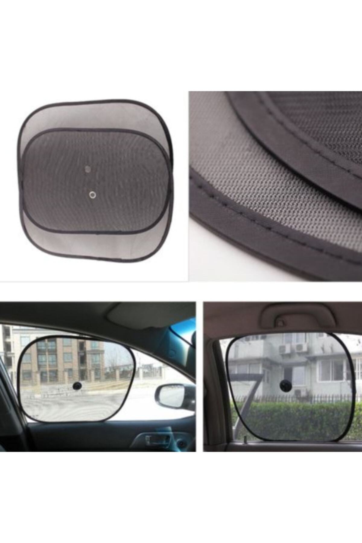 Ankaflex Oto Güneş Engelleyici Araç Yan Cam Güneşlik Bebek Emzirme Perdesi 2 Adet Vantuzlu Yan Cam Güneşlik fotoğrafı 7 (önizleme)