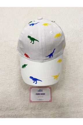 Erkek Çocuk Kasket Şapka Dinozor Desen 1-3 Yaş Baş Çevresi 50-52 Cm pb811007