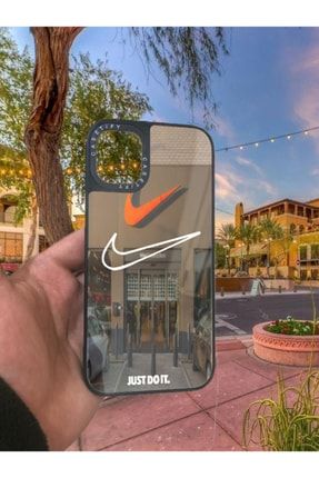 Iphone X Uyumlu Nike Desenli Aynalı Kılıf NKE013