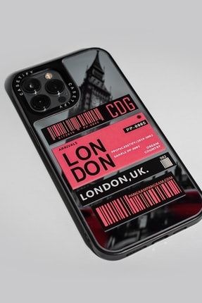 London Desenli Aynalı Iphone 11 Pro Max Uyumlu Kılıf LONDONTCKT1