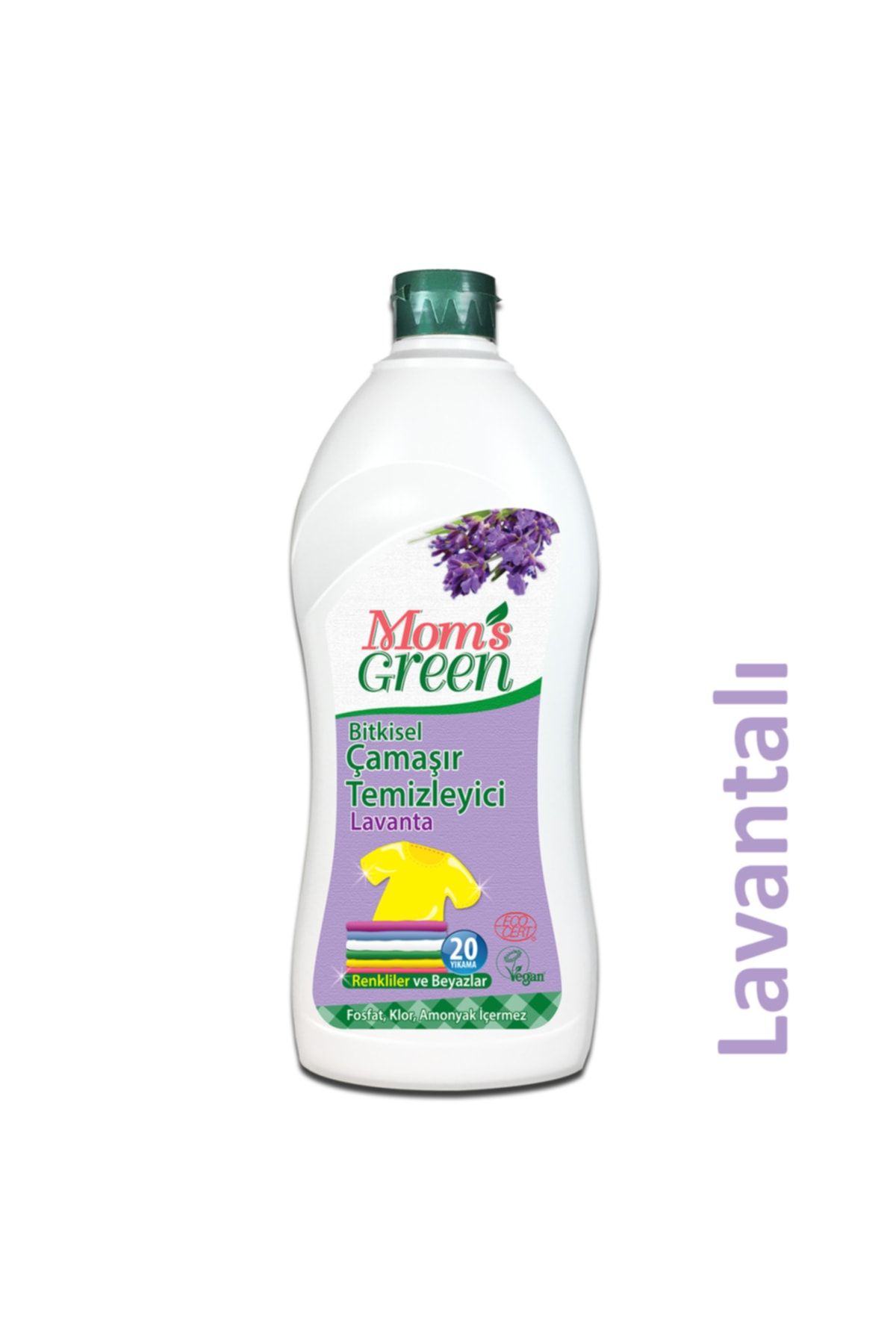 Mom's Green Bitkisel Çamaşır Deterjanı 750 Ml 20 Yıkama- Lavanta Eco