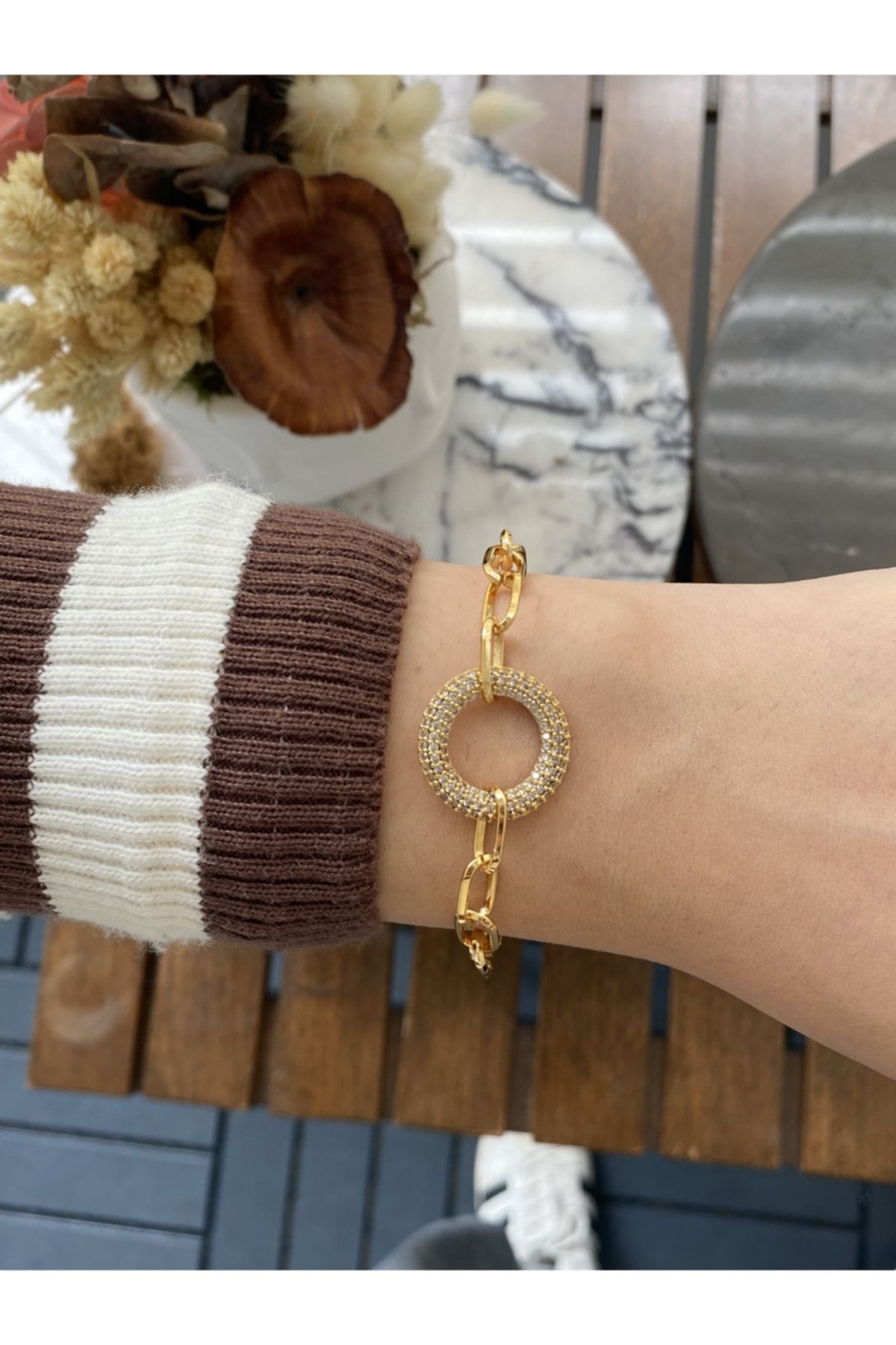 Richard Jewell Women s Gold Plated Bracelet Trendyol