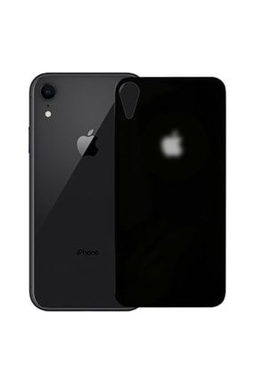 Iphone Xr 6.1,iphone 11 Renkli Full Kırılmaz Arka Cam Koruyucu-siyah TYC00390856870