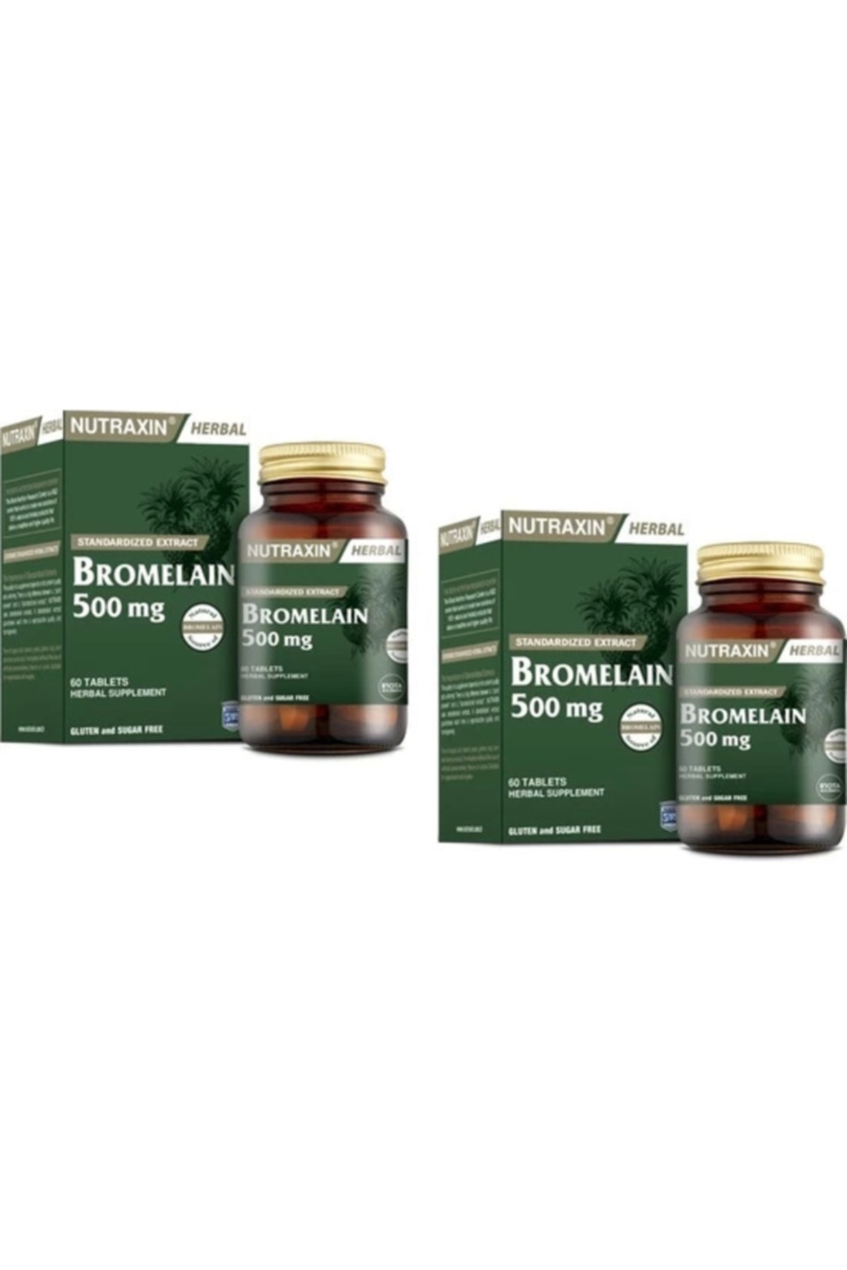 Nutraxin Bromelain 60 Tablet X2 Fiyatı, Yorumları Trendyol