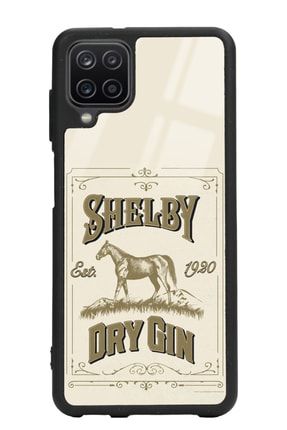 Samsung A12 Peaky Blinders Shelby Dry Gin Tasarımlı Glossy Telefon Kılıfı sama12gls3075