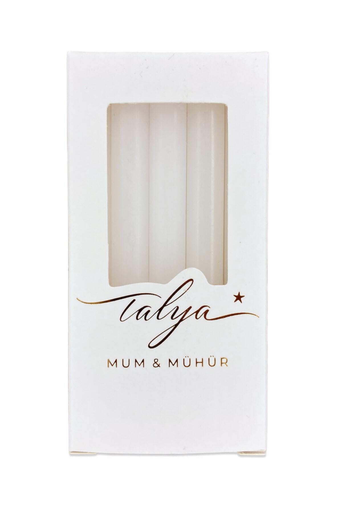 Talya Davetiye Mühür Mumu Şeffaf 11x110mm 10 Adet Çubuk