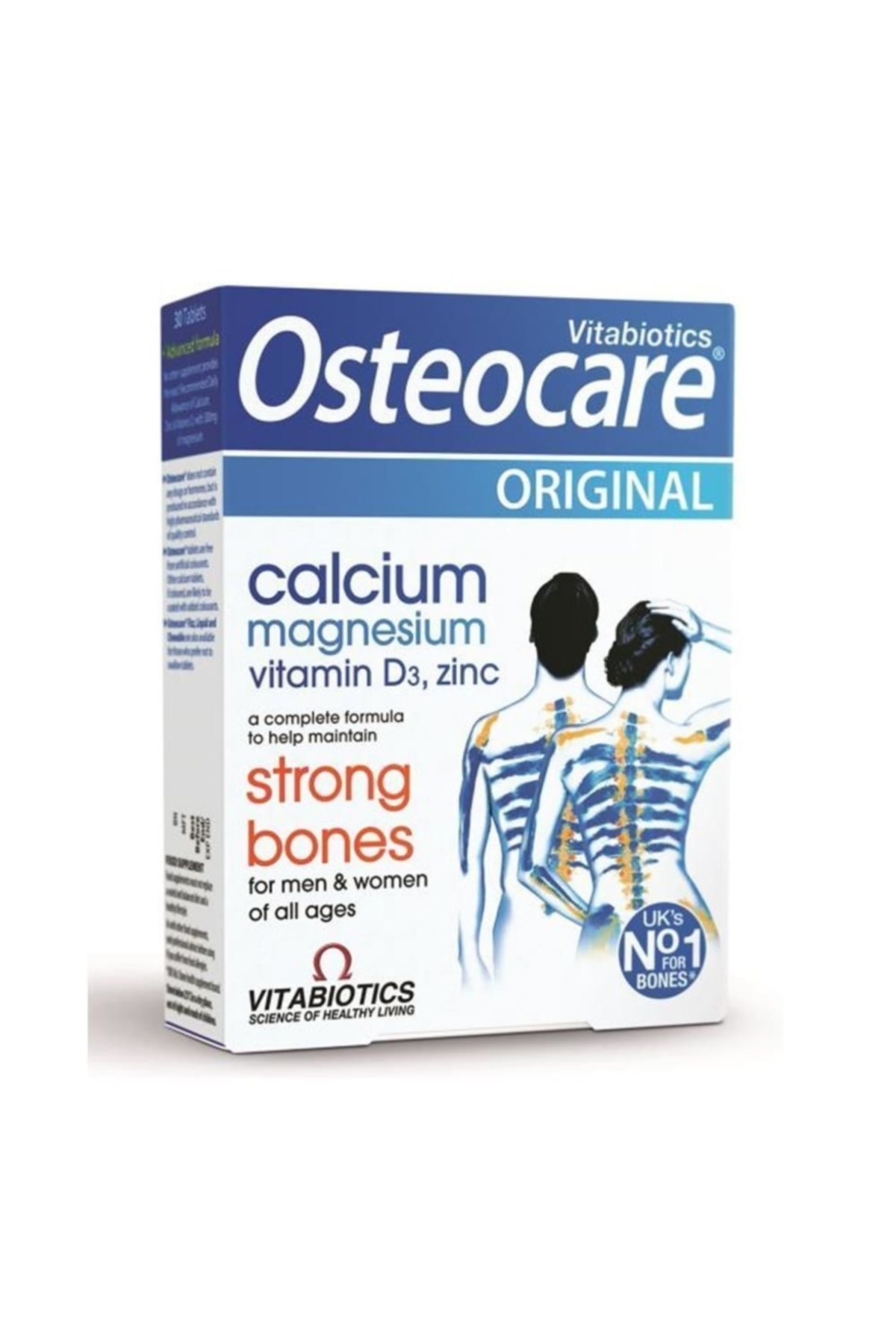 Vitabiotics Osteocare Kalsiyum Magnezyum Vitamin 30 Tablet
