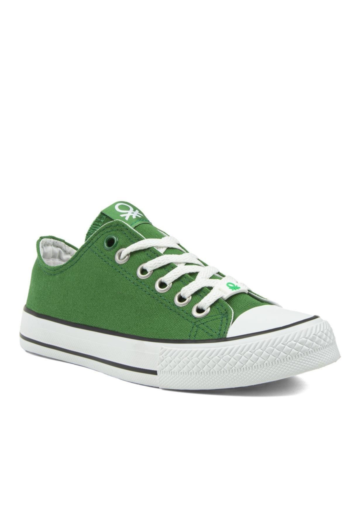 Benetton green shoes shop
