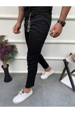 Erkek Siyah Slimfit Jeans Kot Pantolon 0995