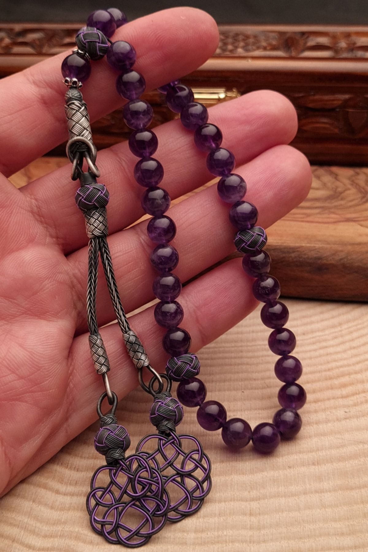 Amethyst cheap mala beads