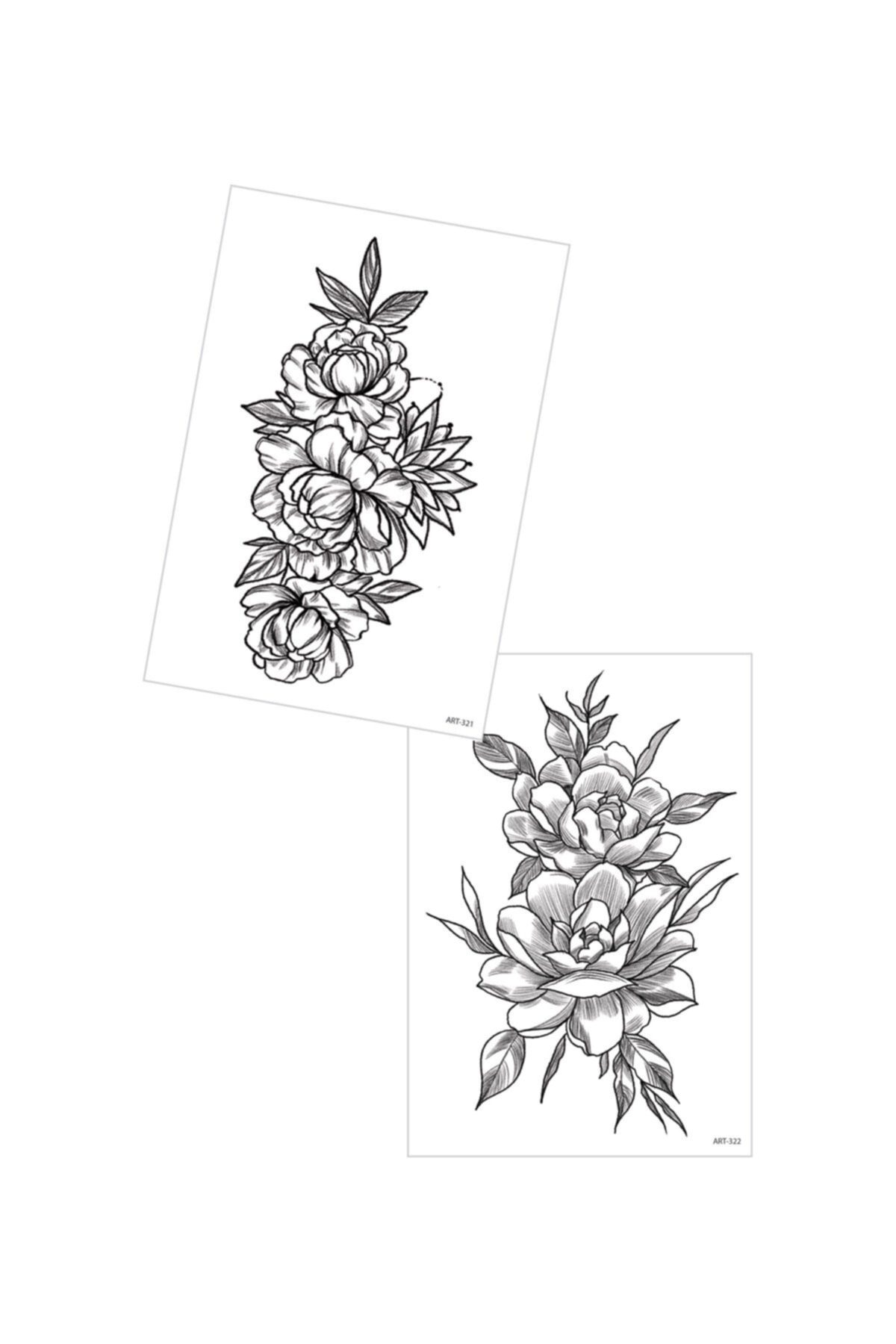 Artikel 2'li Geçici Dövme Seti Geçici Tattoo