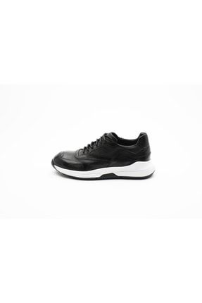 Siyah - Hakiki Deri Erkek Ayakkabısı STR-1117-2 S