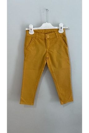 Erkek Çocuk Spor Cep Renkli Keten Pantolon BON210134614