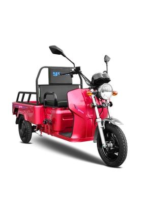 Ilgaz Mini Elektrikli 3 Tekerli Motosiklet - 6 Akülü - Kırmızı YK16-MINI-K