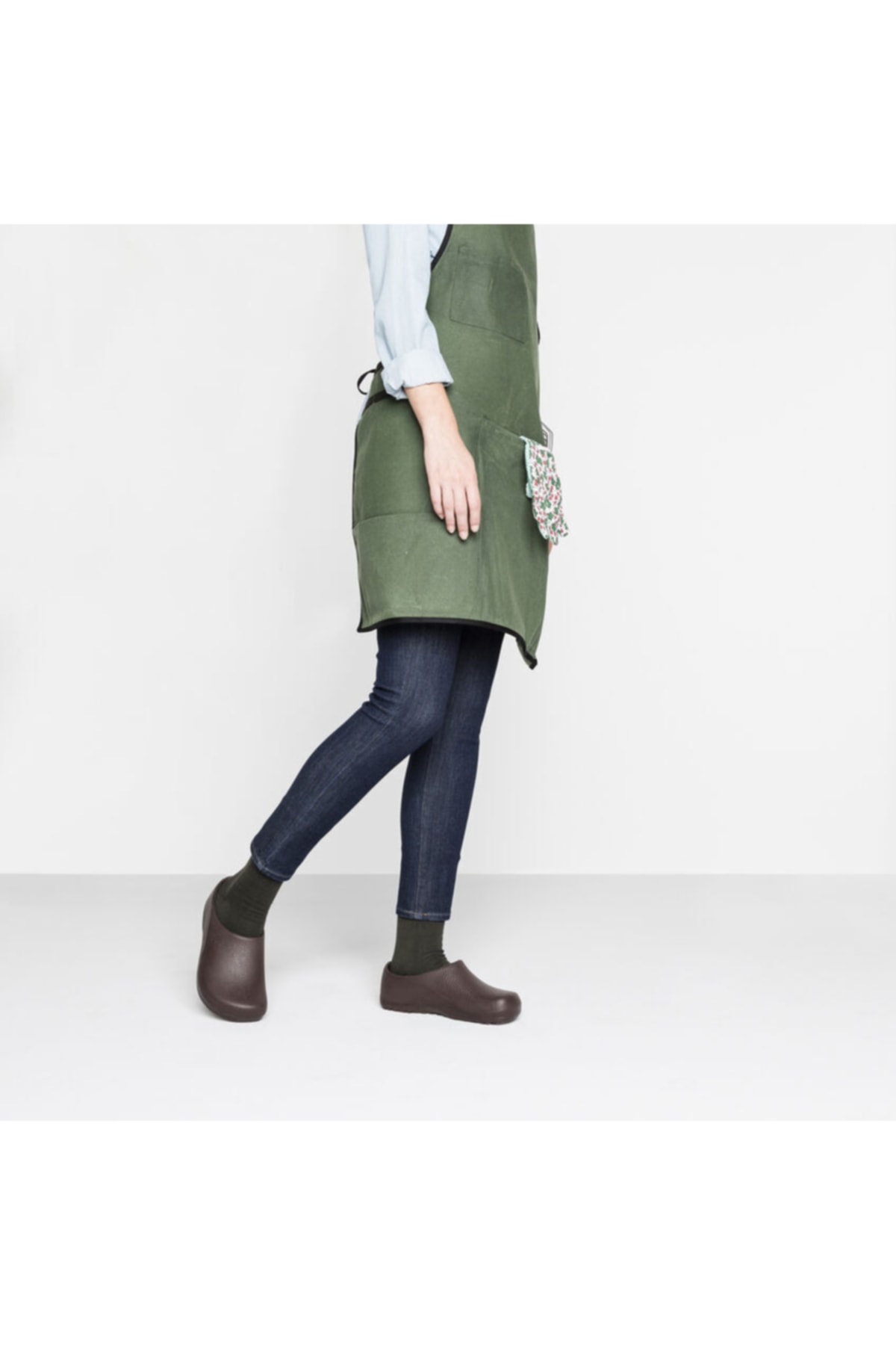 دمپایی بیرکن استاک مردانه پلی اورتان قهوه ای  راسته Mule      | Birkenstock 74061-39 DE - تصویر 6