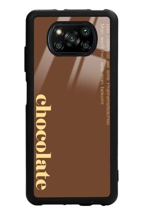 Xiaomi Poco X3 Choclate Tasarımlı Glossy Telefon Kılıfı xiaomipocox3gls3024