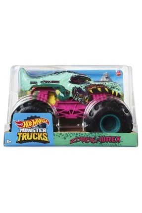 1:24 Monster Truck Büyük Arabalar Zombie Wrex Mattel Fyj83 Lisanslı RKT-GWL13