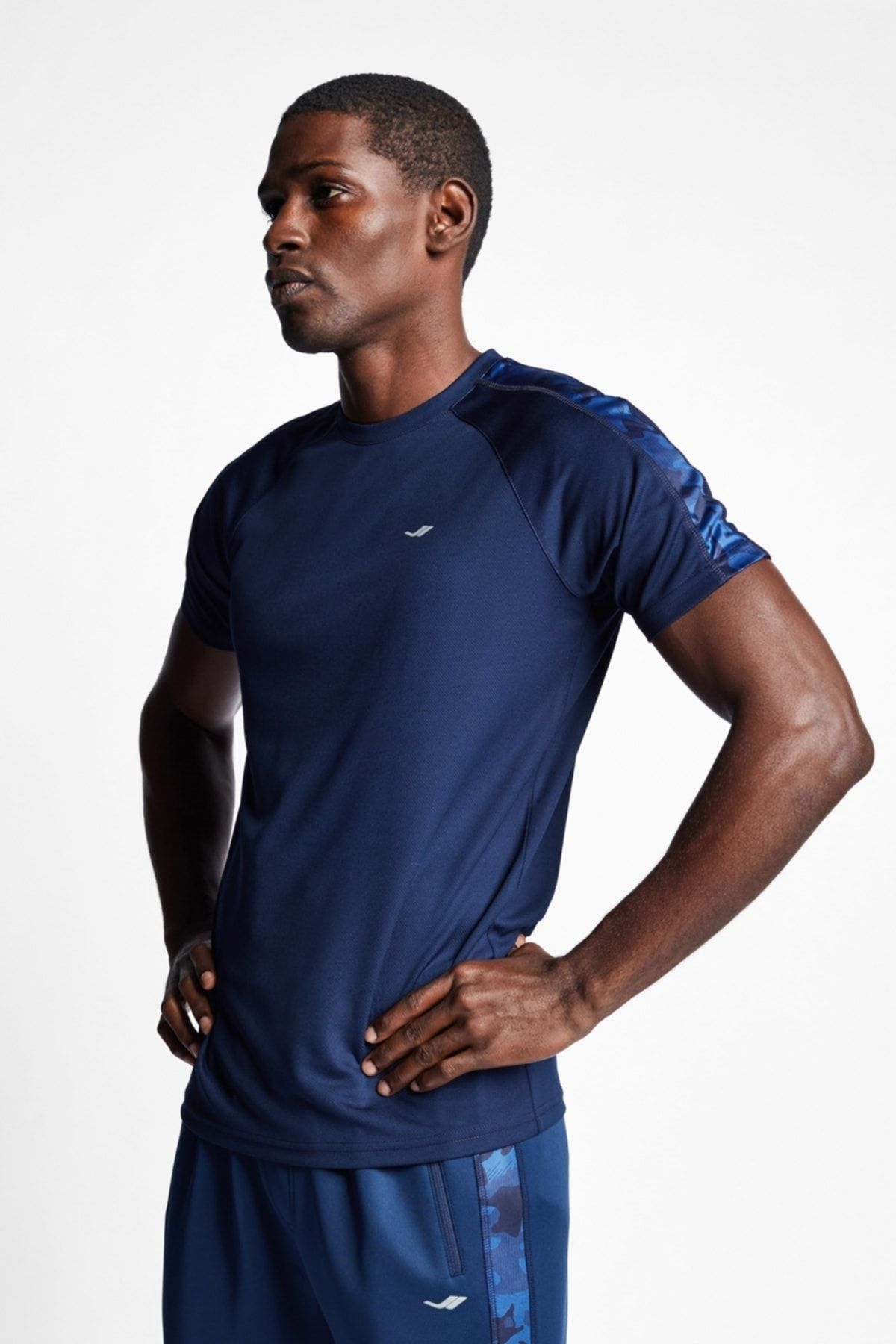 Lescon T-Shirt Dunkelblau Slim Fit
