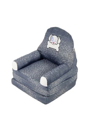 Katlanabilir Bebek-çocuk Koltuğu Sandalye Portatif Yatak Mavi/dalmaçya nisakoltuk014