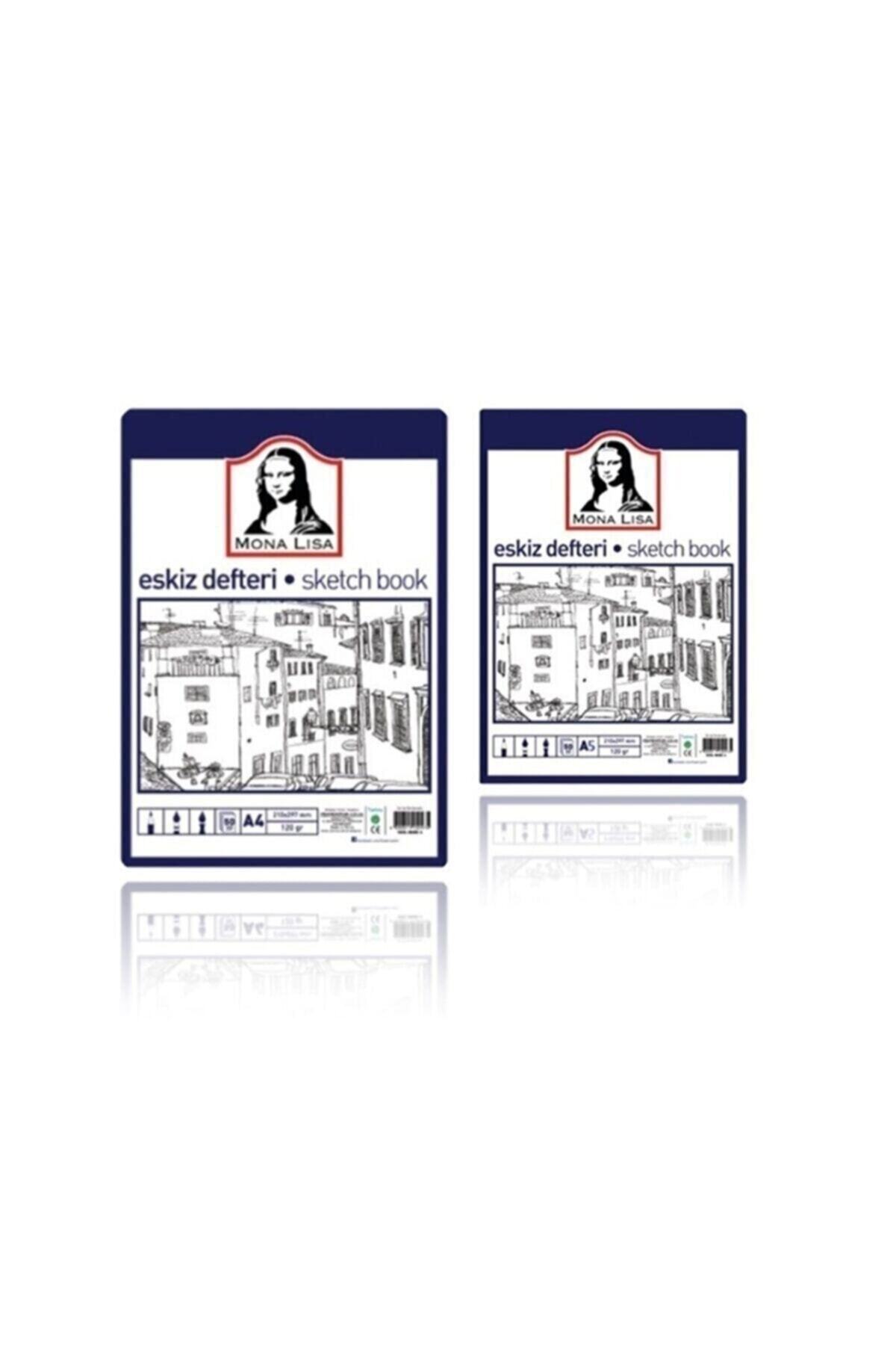 Monalisa-Mona Lisa Sketch Book A4 and A5 Set (2 Notebooks) 1