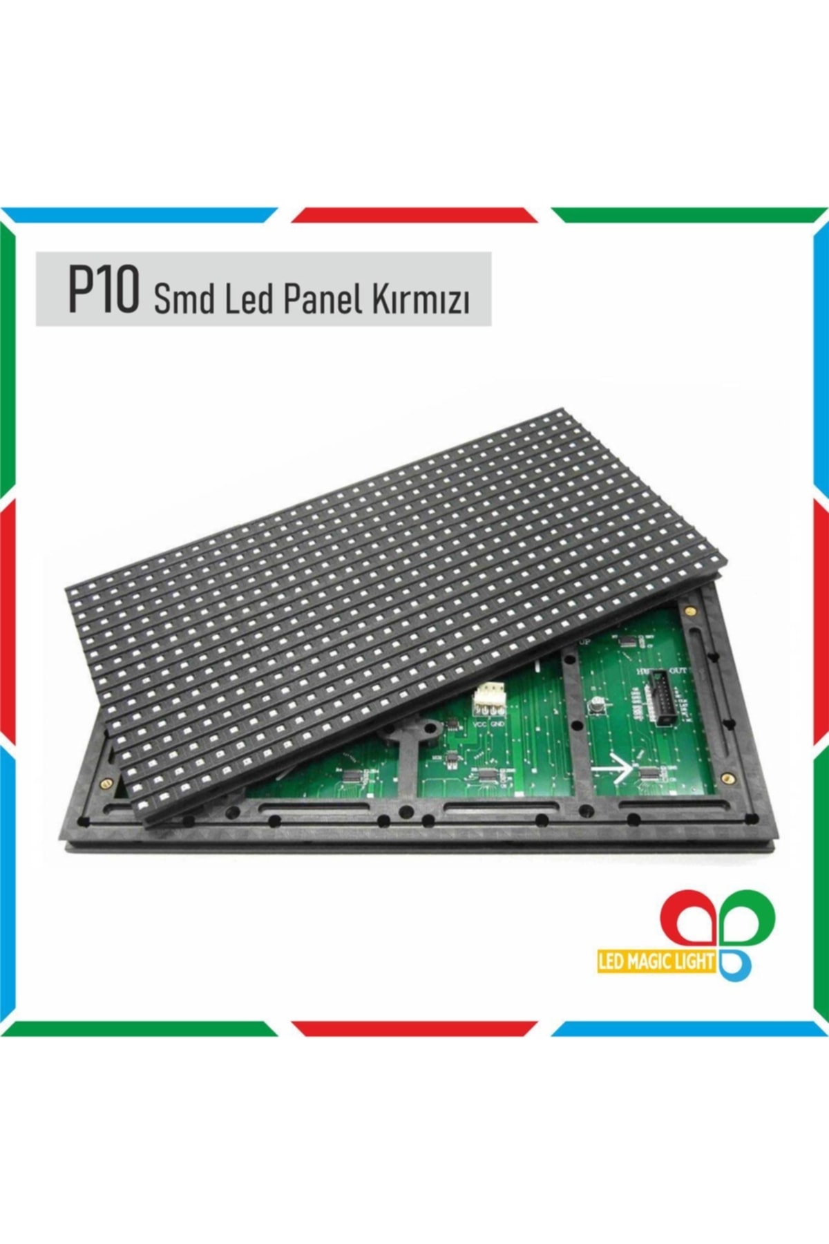LED MAGIC LIGHT P10 Smd Led Panel Kırmızı - 16x32 Cm - Fiyatı, Yorumları