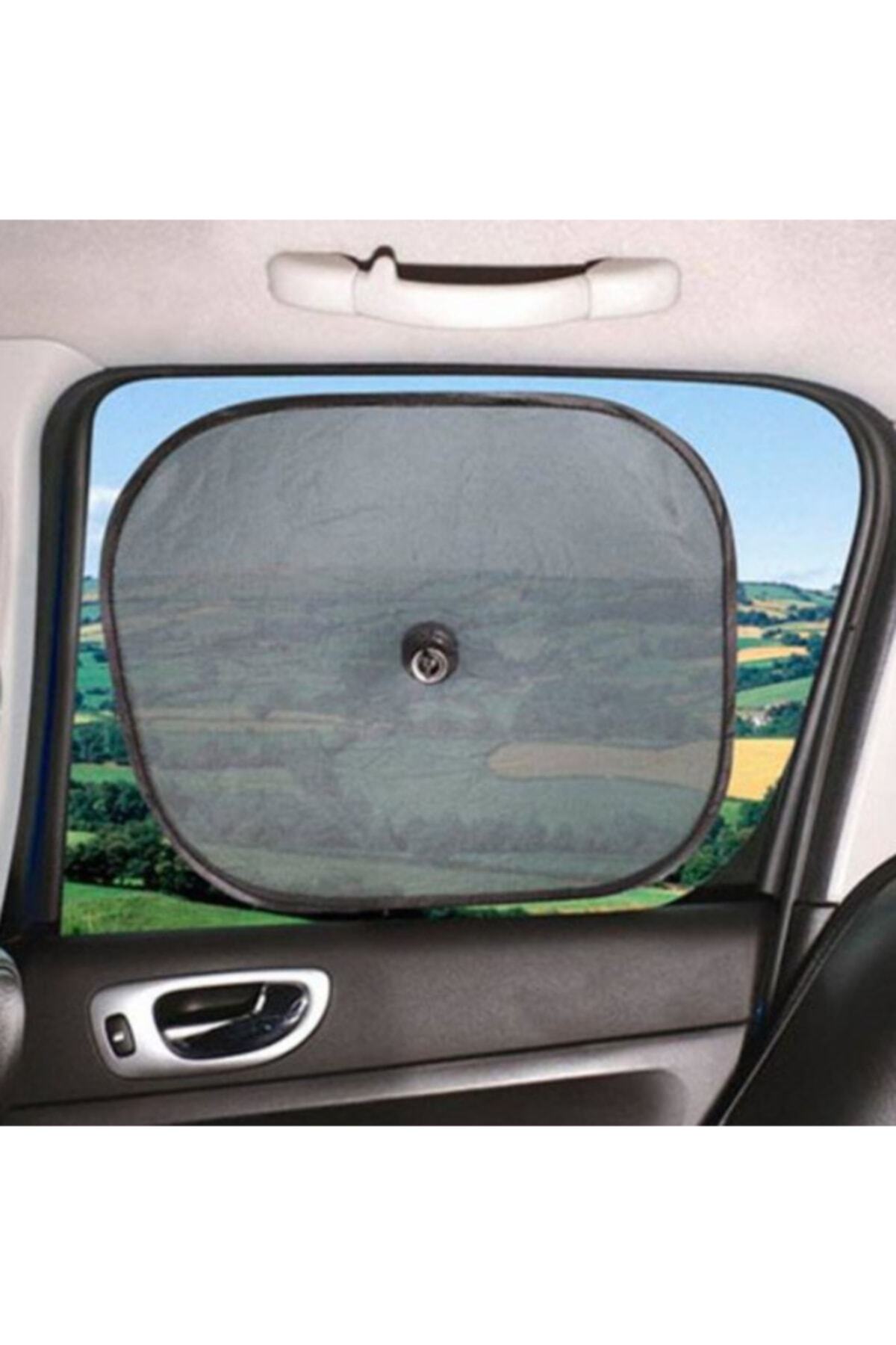 Ankaflex Oto Güneş Engelleyici Araç Yan Cam Güneşlik Bebek Emzirme Perdesi 2 Adet Vantuzlu Yan Cam Güneşlik fotoğrafı 2 (önizleme)