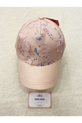 Kız Bebek Kasket Şapka 3 Boyut Çiçekli 1-3 Yaş Baş Çevresi 48-50 Cm pb810004