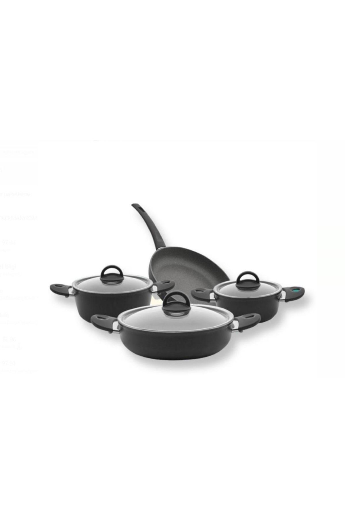 Leggno 7 Parça Granit Tencere Set Neo2121set04
