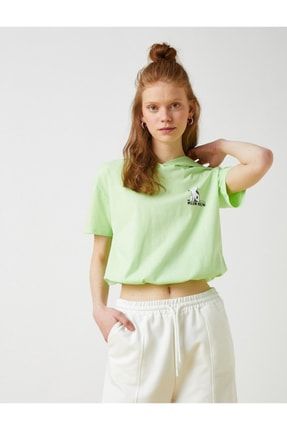 Kadın Yeşil/Mnt T-Shirt 2YAL18009UK