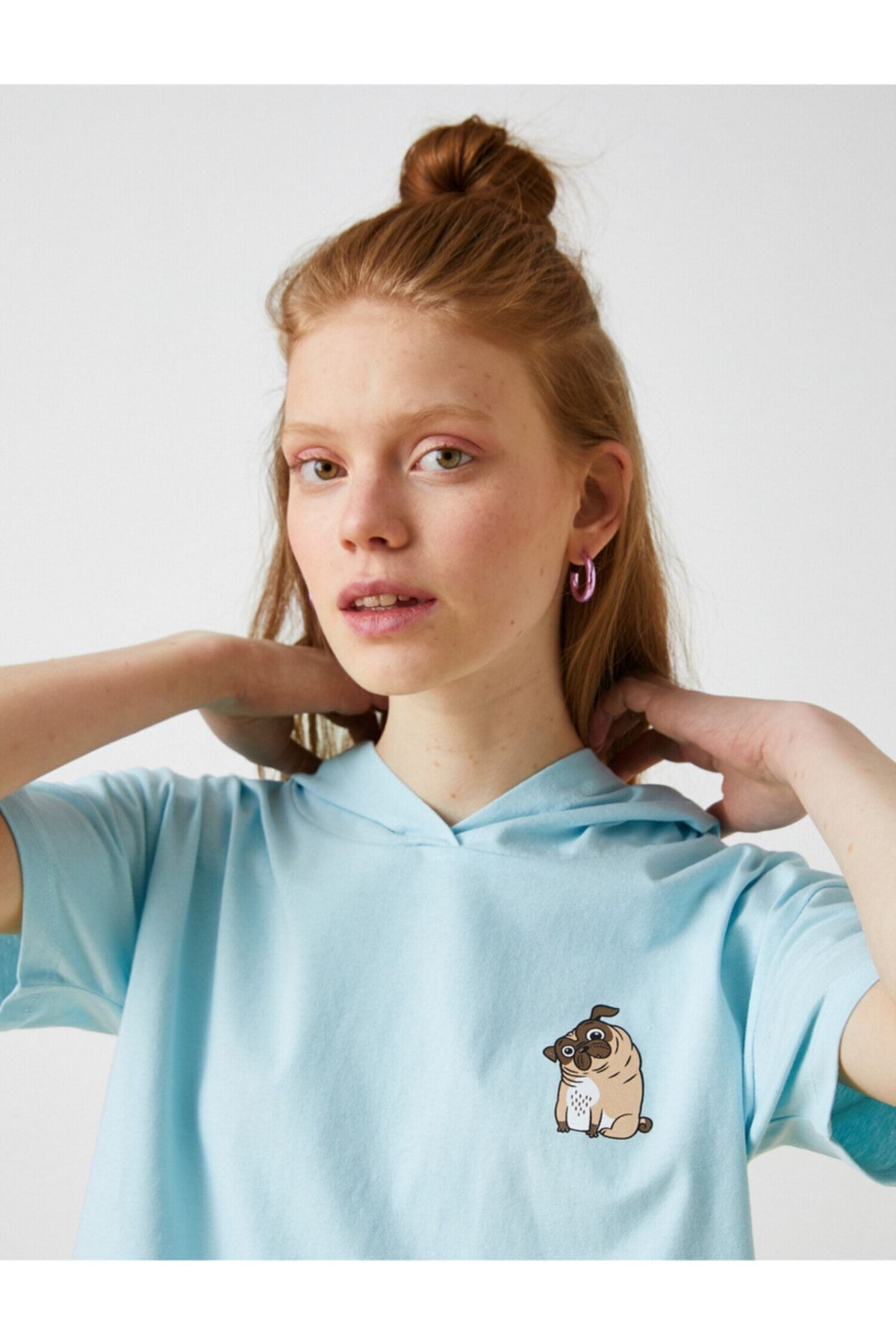 Koton T Shirt Blue Regular fit