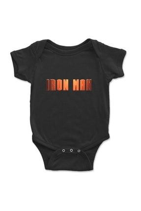 Iron Man Bebek Body Bebek Zıbın Bebek Tulumu 238647QTF