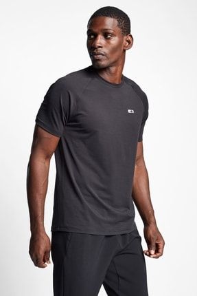 Siyah Erkek Kısa Kollu T-shirt 22b-1025 22BTEP001025
