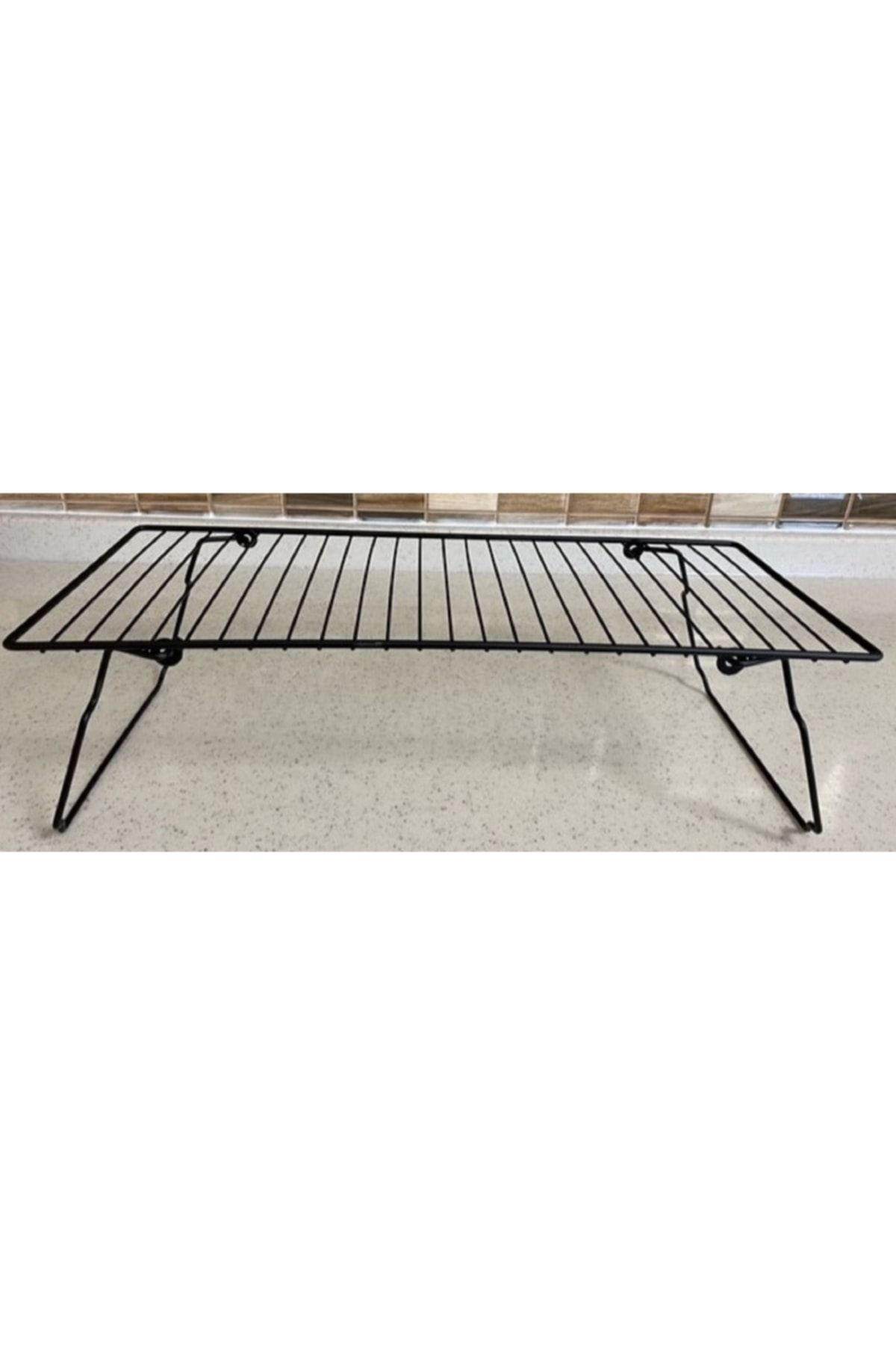 RENK YAPI RÜYASI Placă Metalică Practică De Calitate Neagră, Suport Pentru Pod Pentru Pahare, Blat, Dulap, Raft Organizator Pentru Cămară - One Size