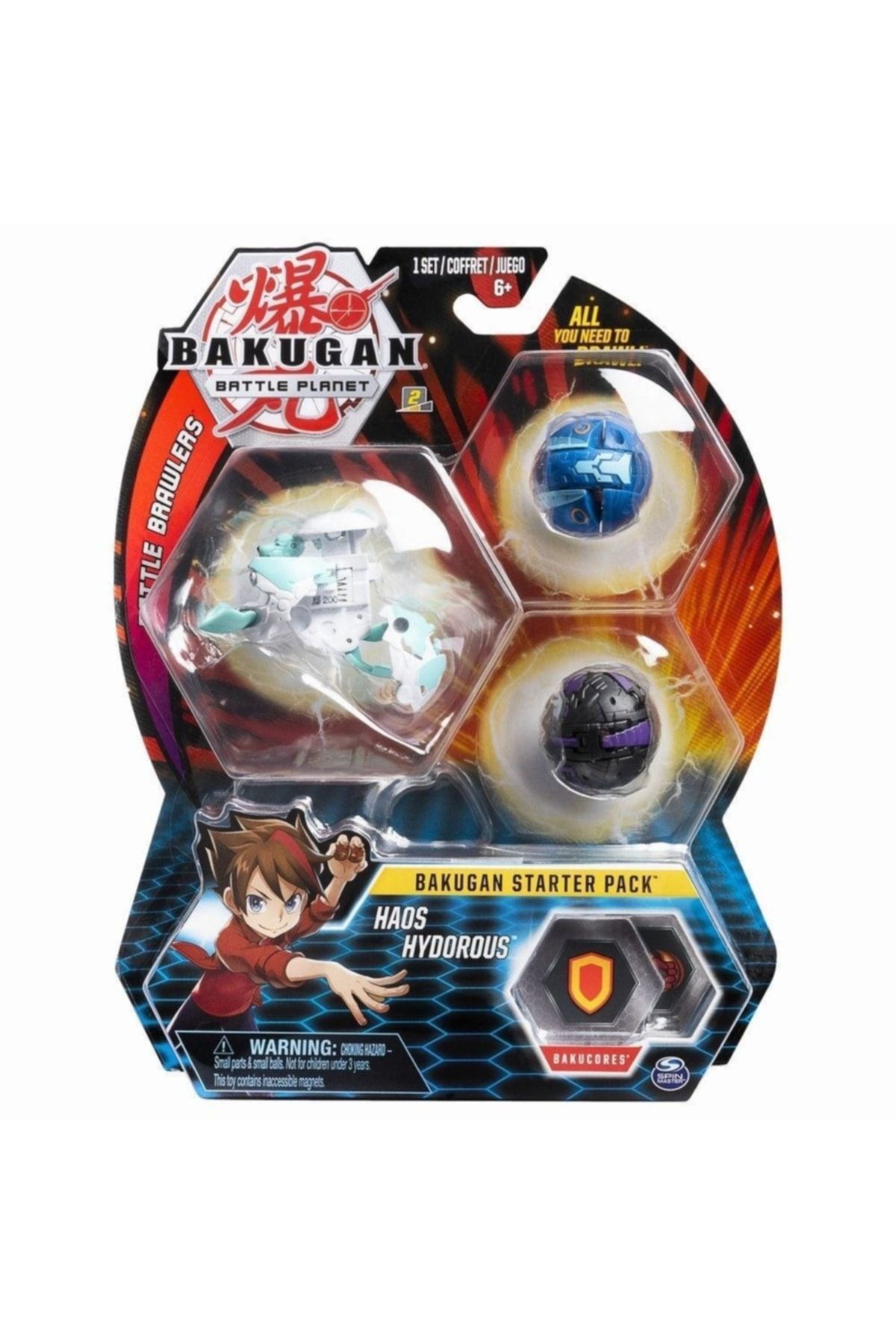 scntoys Bakugan Battle Planet Haos Hydorous Bakugan Starter Pack Toy Bakugan Figure