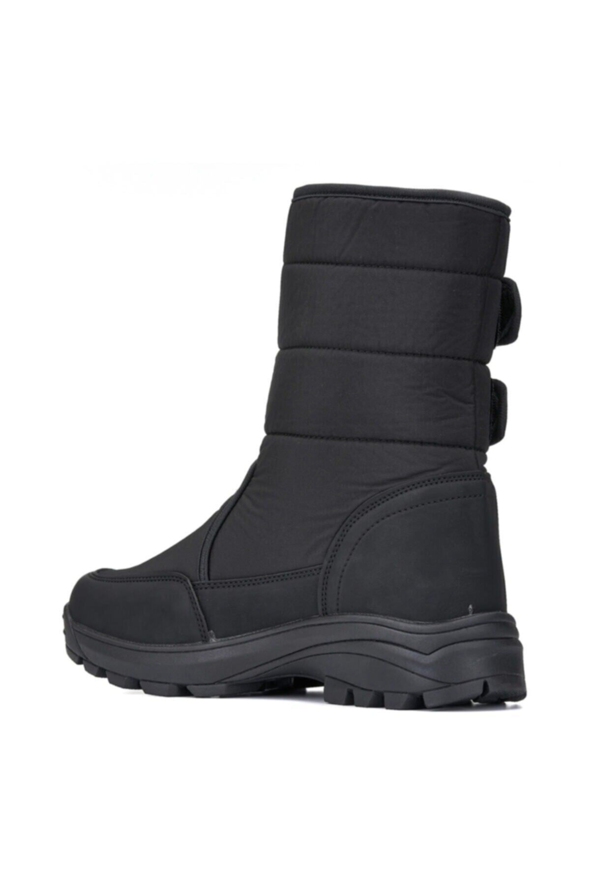 SEVER AYAKKABI  Kar Botu Siyah Kaymaz Taban Içerisi Kürklü 0801 Svr - Görsel 3