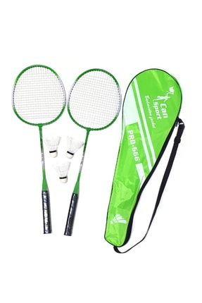 Çantalı Badminton Seti 2 Adet Badminton Raketi 3 Adet Badminton Topu Full Set TSMBD60