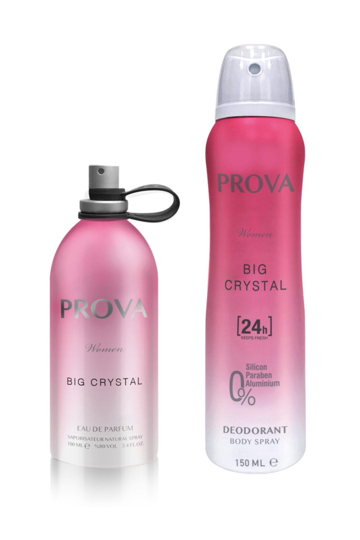 prova Big Crystal EDP Kadın Parfüm 120 ml ve Deodorant 150 ml