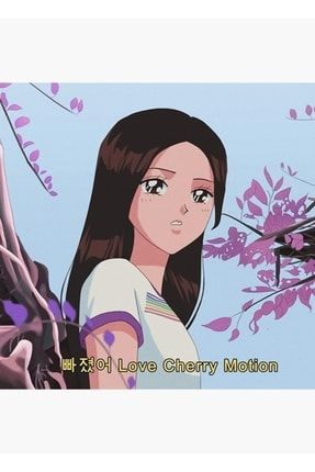 Loona Choerry - Love Cherry Motion 90'ların Animesi Tablo Ahşap Poster Dekoratif f8f8f8.u2(130)anime