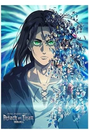 Attack On Titan Sezon 4 Bölüm 2 Poster Yüksek Çözünürlüklü Tablo Ahşap Poster Dekoratif f8f8f8(781)anime