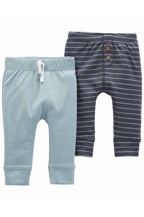 Erkek Bebek Pantolon Set 2'li Paket Mavi 1L763710