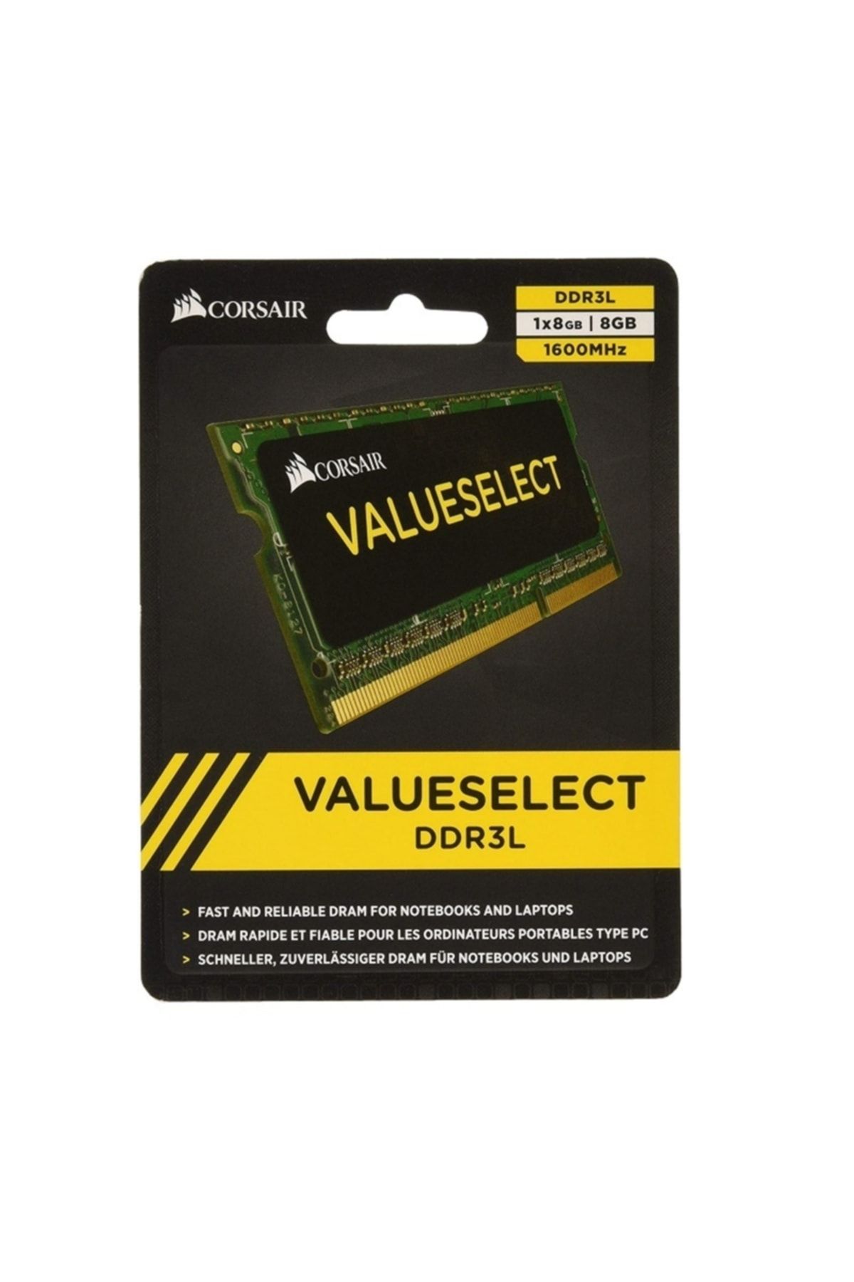 Corsair-8gb Ddr3 1600mhz Notebook Ram Value Cmso8gx3m1c1600c11 2