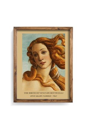 Venüs'ün Doğuşu - Botticelli - Ahşap Çerçeve dstn0862