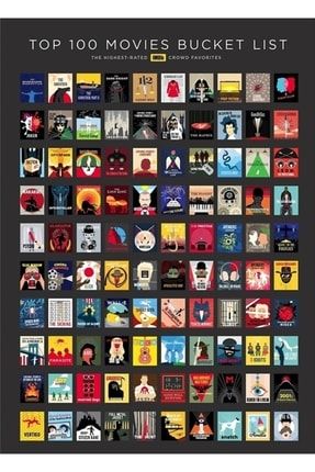 En Iyi 100 Film Kova Listesi Tablo Ahşap Poster Dekoratif f8f8f8(410)mov