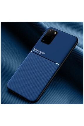 Samsung Galaxy S20 Plus Uyumlu Kılıf Design Silikon Kılıf Mavi 2100-m394