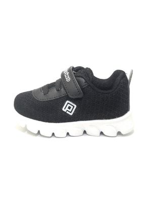 Siyah - 1256 Unisex Çocuk Günlük Spor Ayakkabı